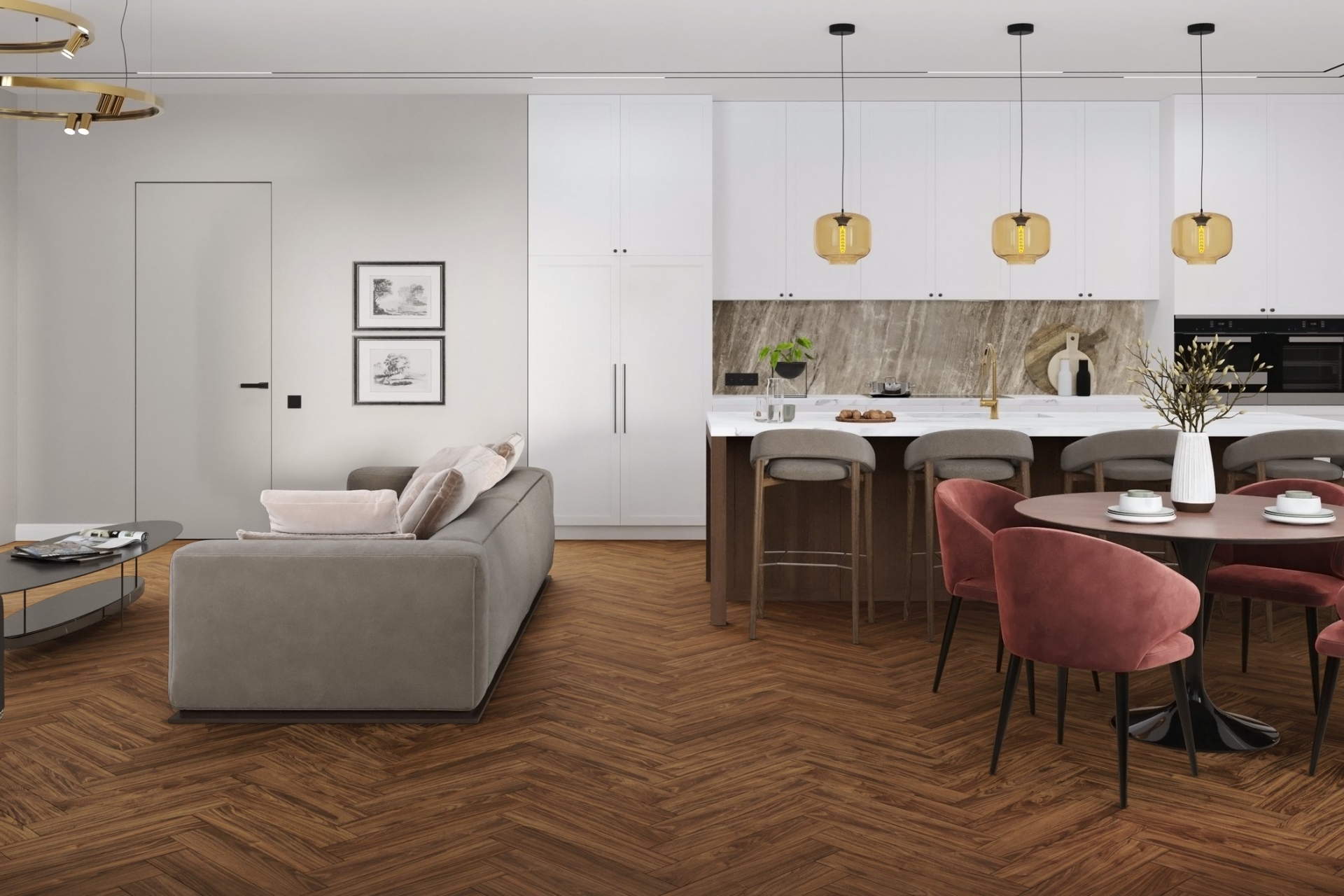 SPC ламинат «Damy Floor» Дерби (615*123*4 мм) — купить в Южно-Сахалинске