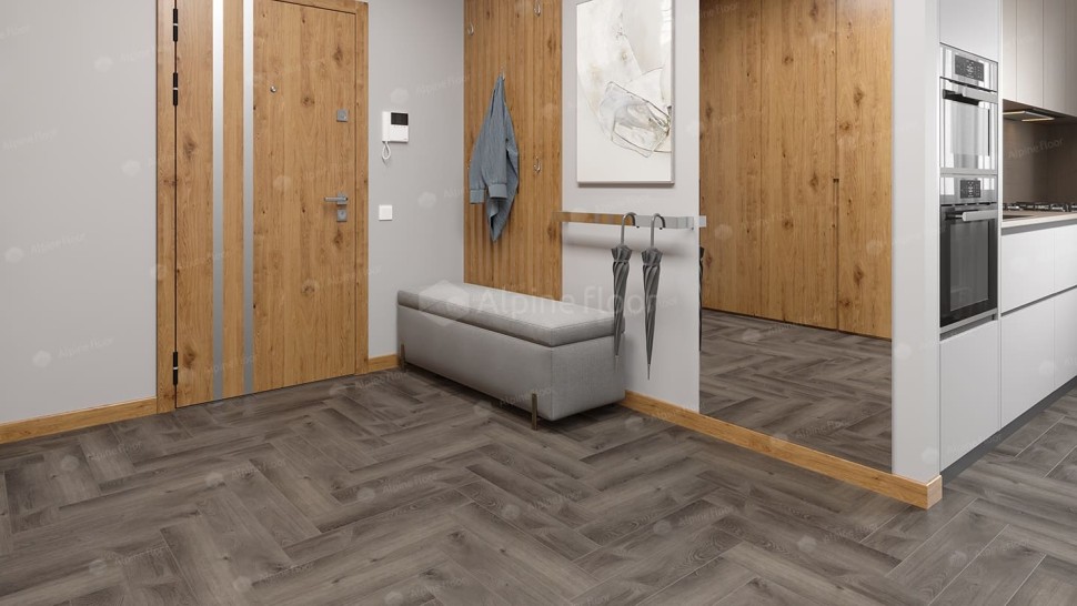 Виниловая плитка "Alpine Floor" Parquet LVT Дуб Мерга (590*118*2,5 мм) — купить в Южно-Сахалинске