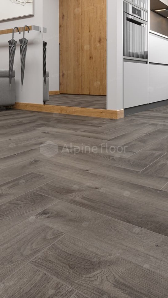 Виниловая плитка "Alpine Floor" Parquet LVT Дуб Мерга (590*118*2,5 мм) — купить в Южно-Сахалинске
