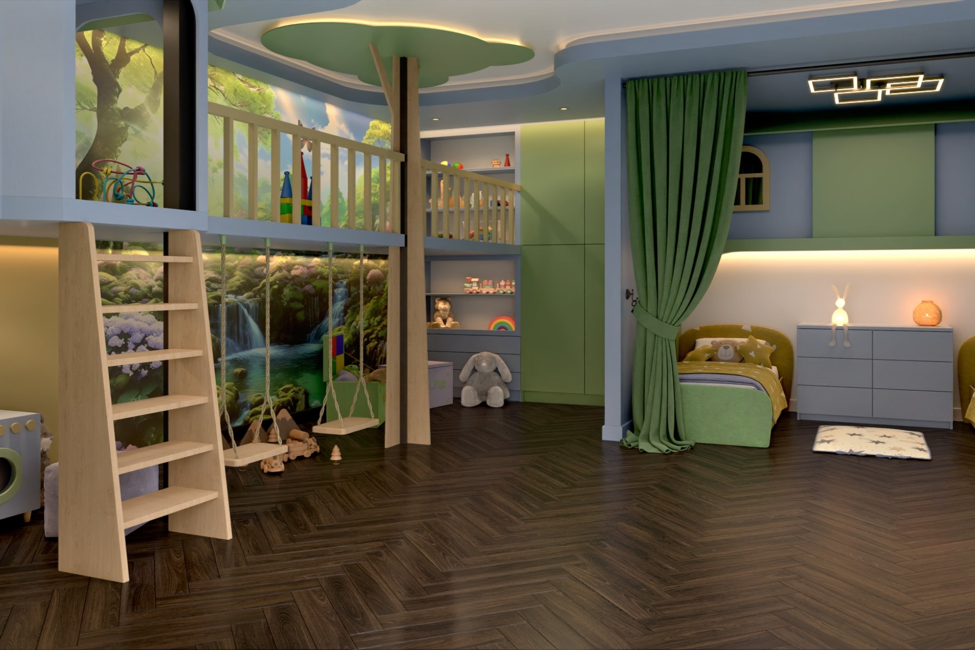 Инженерный паркет «Damy Floor» Каштановый (укладка елочкой) — купить в Южно-Сахалинске